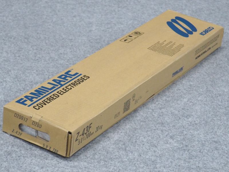 低ヒューム、すみ肉用（被覆棒） Z-43F 20kg 神戸製鋼所 - 溶接用品 ...