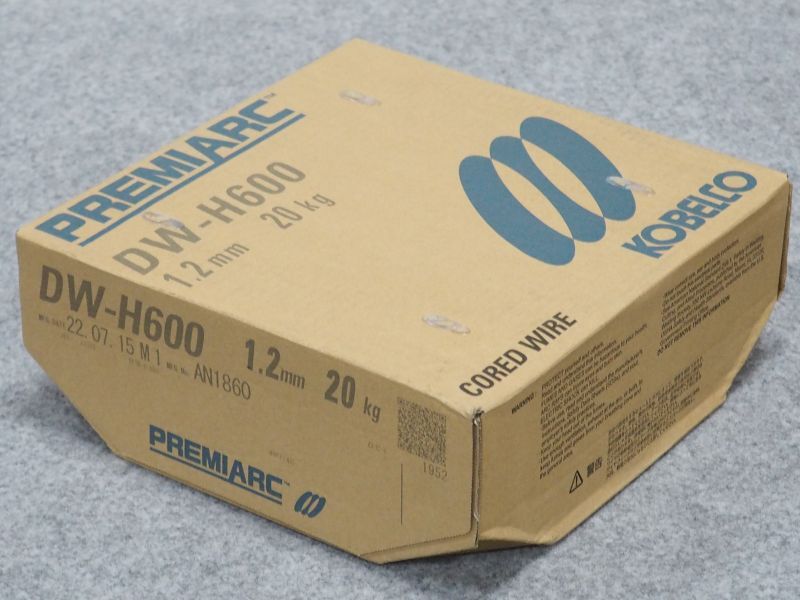 硬化肉盛用フラックスワイヤ DW-H600 1.2mm-20kg 神戸製鋼所