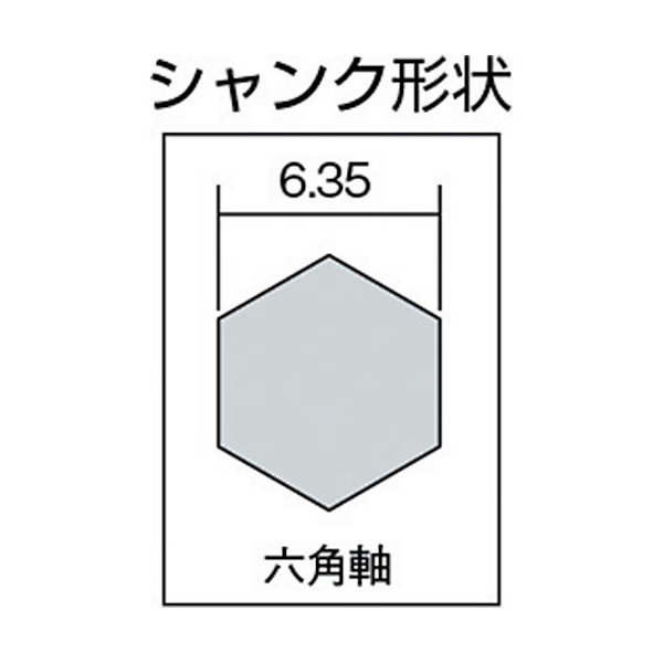 TRUSCO 3S-NMS-19G 六角軸ステップドリル 3枚刃チタンコーティング 5〜19mm [352-1222] - 溶接用品プロ