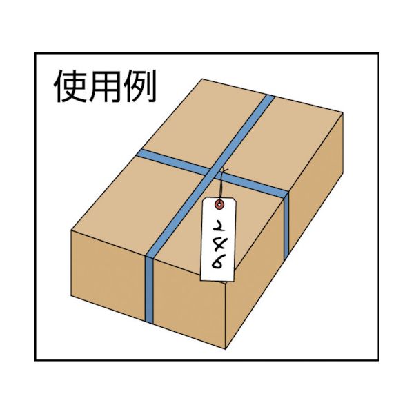 TRUSCO 針金付き荷札 120×60MM 200枚 THNF-L-200 [402-9402] 溶接用品プロショップ サンテック